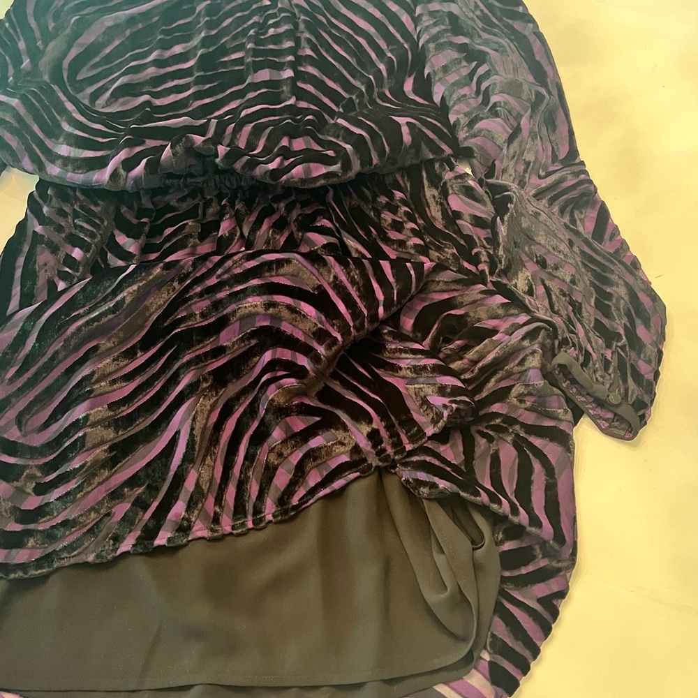 MICHAEL by Michael Kors purple, animal print cocktail dress - Picture 8 of 12